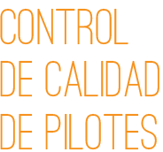 Control de Calidad de Pilotes